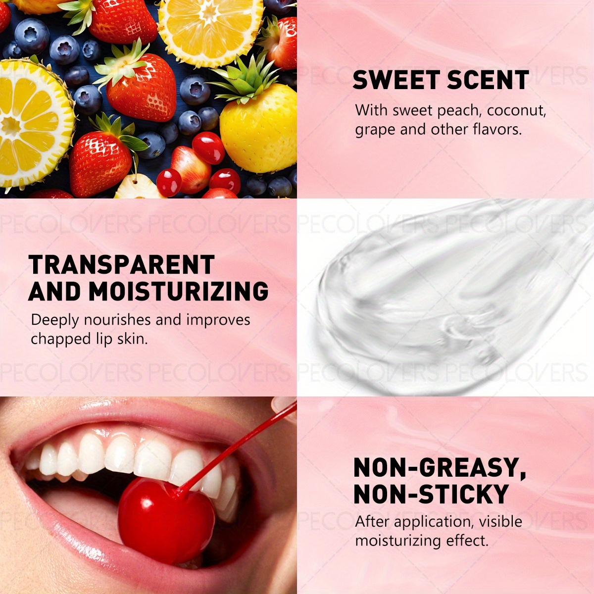 Glossy Lip Gloss & Transparent Lip Oil, Waterproof