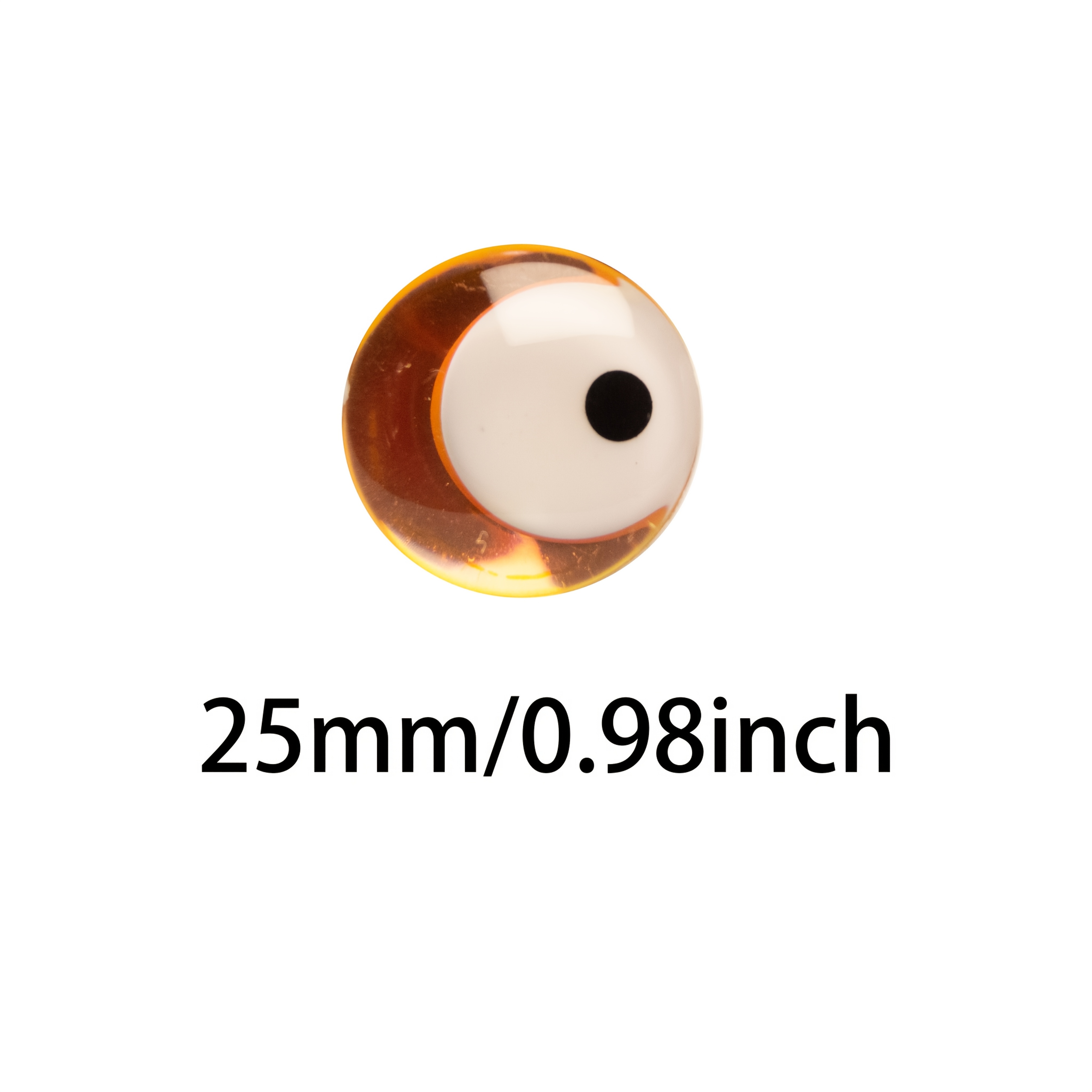 Image of 25mm Colorful Laser 3d Stereoscopic Deviated Pupils, Crooked Eyeballs With -10pcs-5 Pairs, Plastic Safe Eyes, Knitted And Crochet Items, Doll Additions, Doll Making Supplies, Festival Decorations