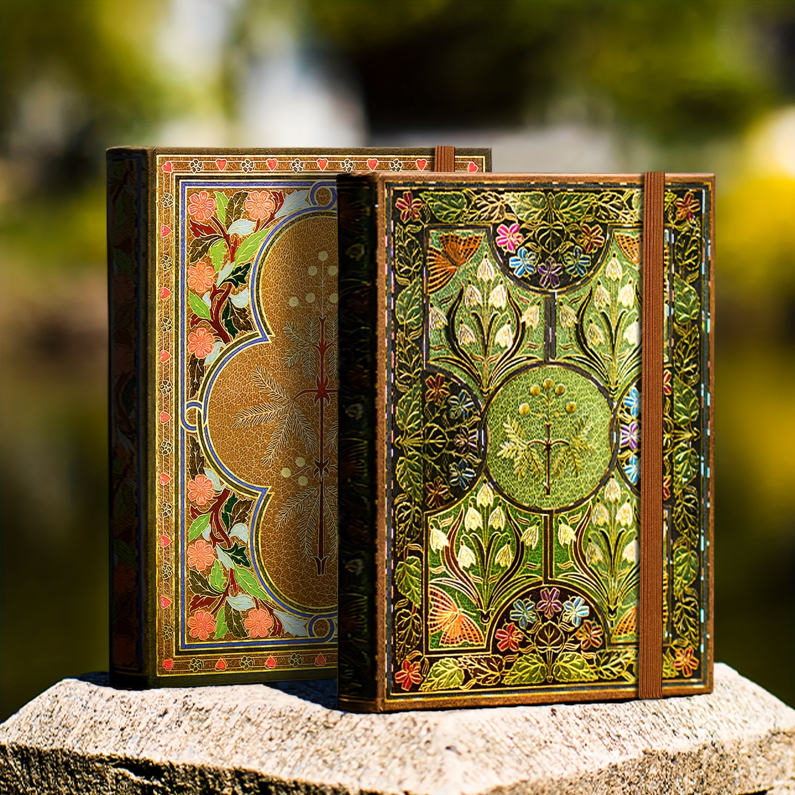 1 5 100 page vintage watercolor   floral sketchbook   laser hardcover travel journal 160gsm thickened blank paper for watercolor painting journaling artists handbook diary perfect gift artistic cover design durable notebook Product details 8