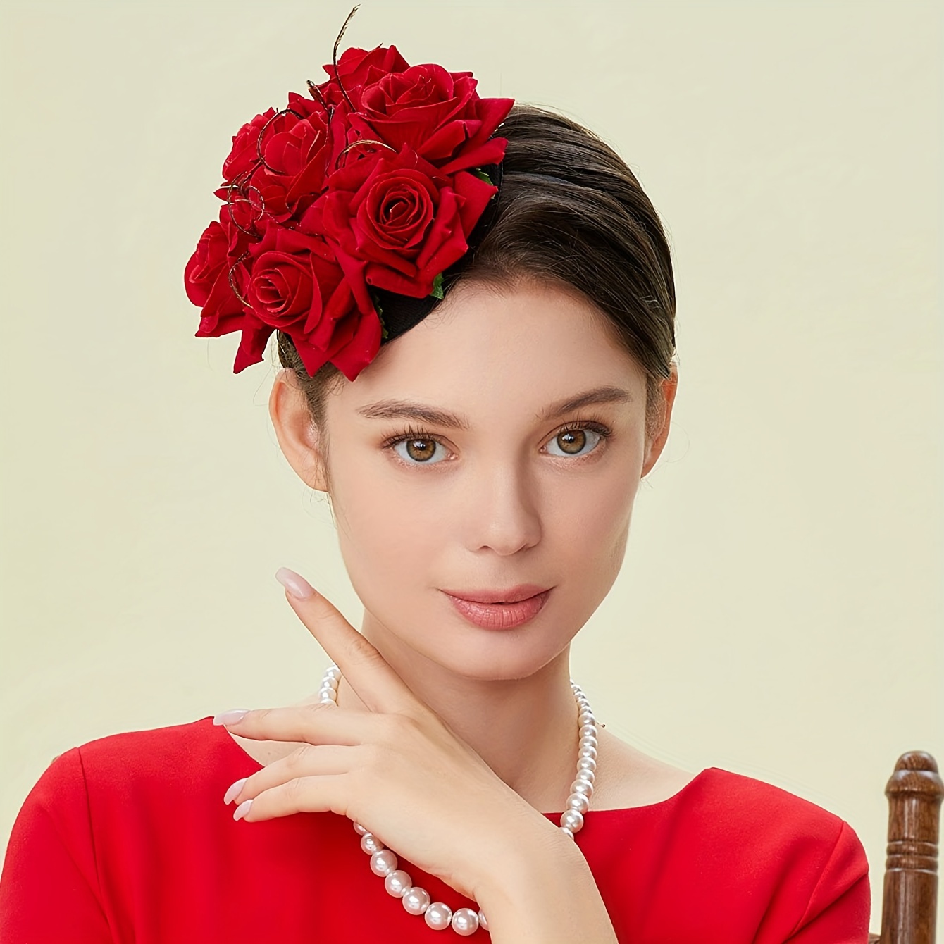 floral fascinators women feather fascinators headband - Temu display picture 3