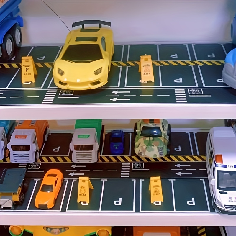 Kreatives Spielstraßen-Klebeband Für Kinder - DIY Rennstrecke Mit Verkehrsschildern