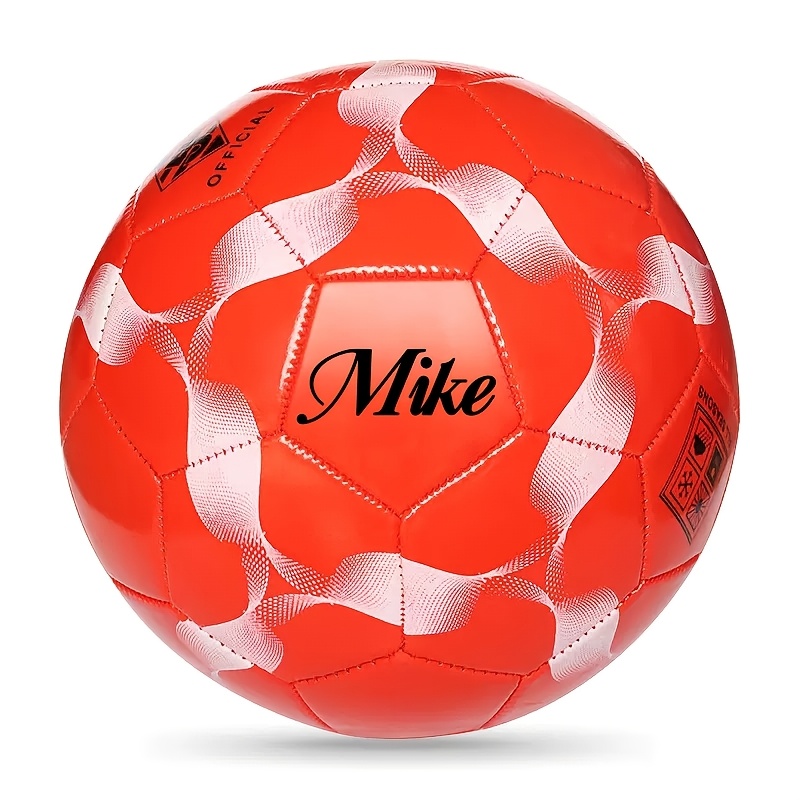 TEMU Custom Professional Size 5 Soccer Ball - Unique Football Gift, Personalized , Suitable For Home Decor, Birthday, Anniversary, Halloween,