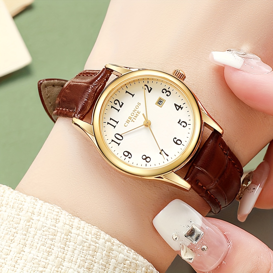 Gold Crocodile Watch Women [Sophisticated Charm] Elegant Women's