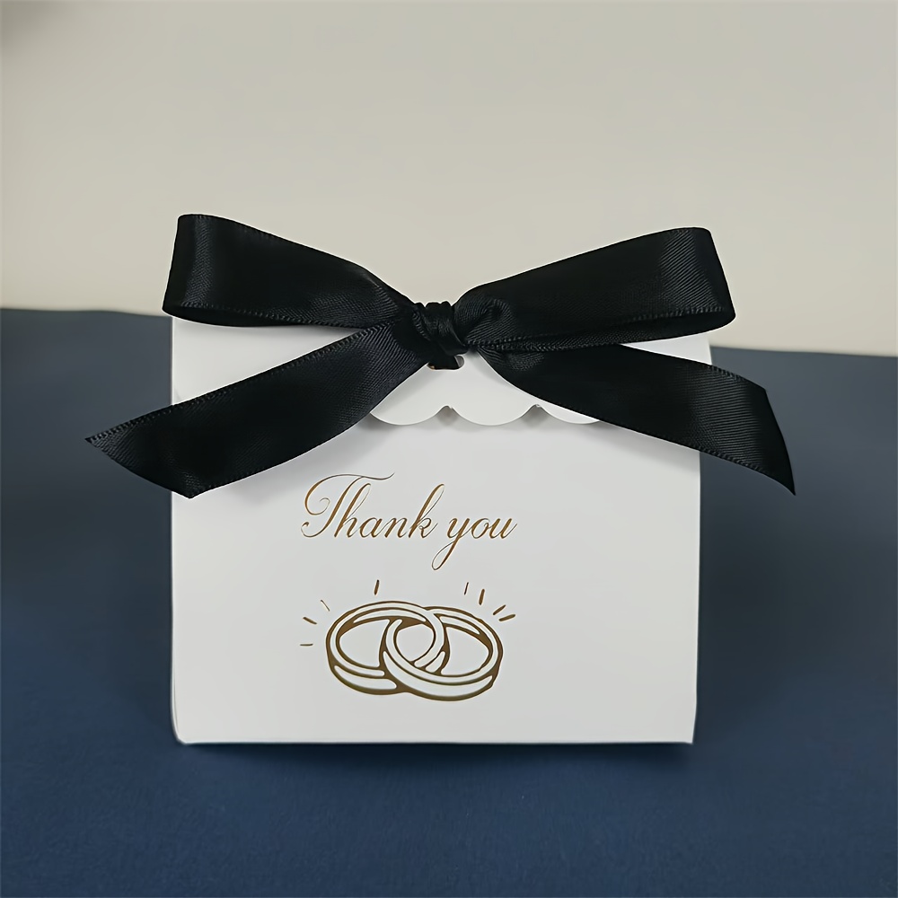 10pcs Creative Mini Thank You Gift Box Packaging