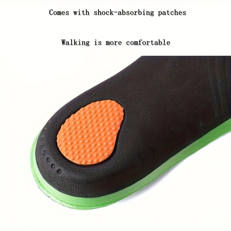 1 pair exa insoles arch support shoe cushion unisex high elasticity insoles details 6