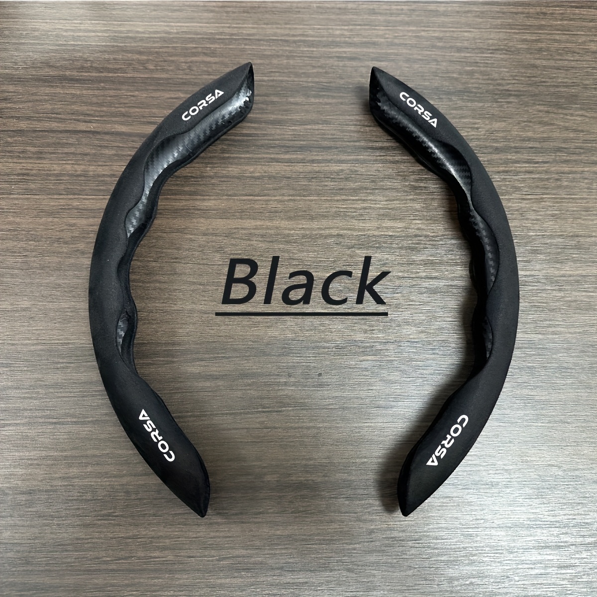 1 Set Premium Breathable And Non-slip Segmented Car Steering Wheel Cover For For D C E