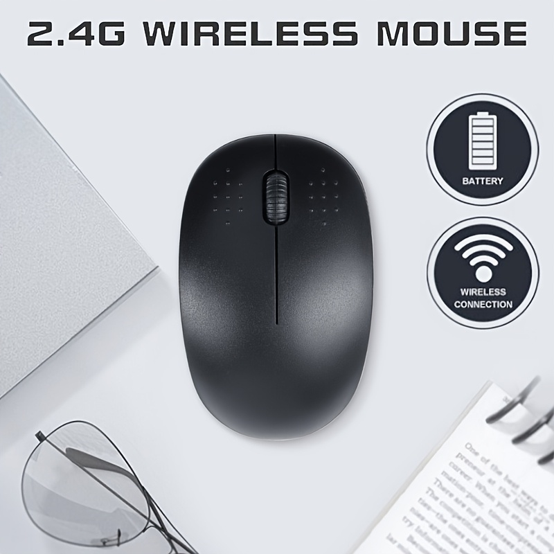 

Ergonomic 2.4g Wireless Gaming Mouse , Low , Non-rechargeable, -handed For Pc And Laptop - &