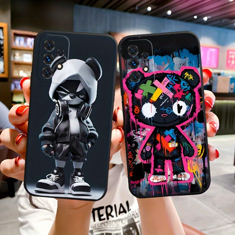 

chic" Stylish & Durable Tpu Phone Case For Samsung Galaxy A Series - Fun Cartoon Designs, Shockproof Protection For Models A03 To A55 5g