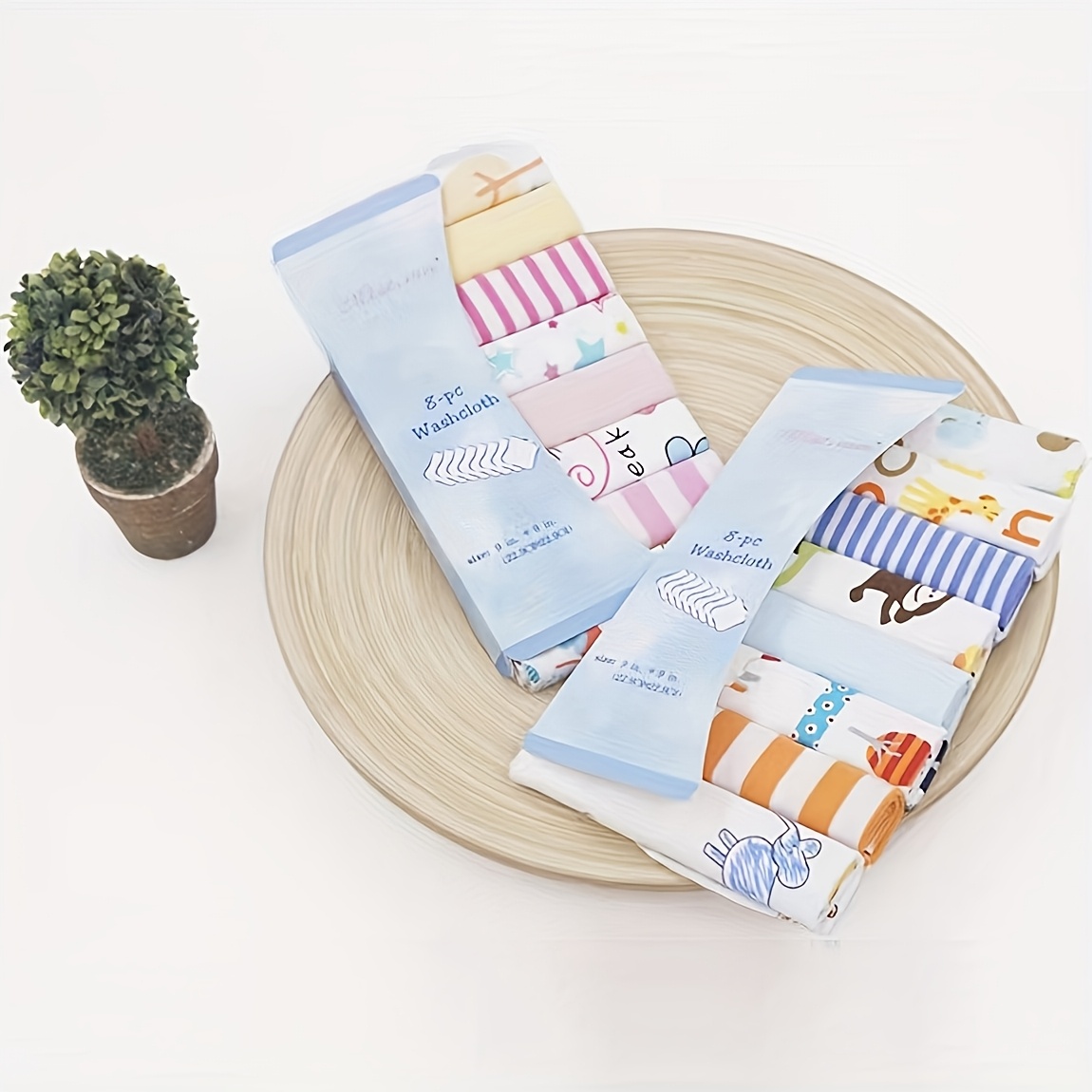 TEMU 8pcs Baby Washcloths, Soft Baby Face Towels Natural, Infant Bath Towel, Baby Feeding Saliva Towel Burp Cloth Bib, Handkerchief, Baby Shower Gift-random Pattern TEMU 8pcs Baby Washcloths, Soft Baby Face Towels Natural, Infant Bath Towel, Baby Feeding Saliva Towel Burp Cloth Bib, Handkerchief, Baby Shower Gift-random Pattern