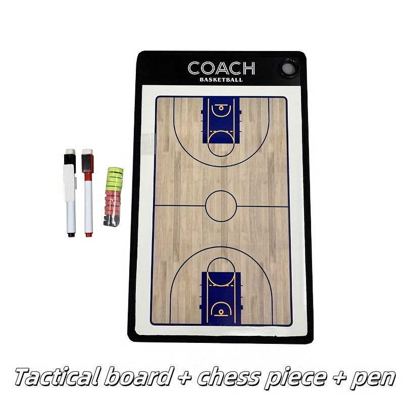 TEMU Magnetic Basketball Board Basketball Game Board Tactical Board Demonstration Board Basketball Board