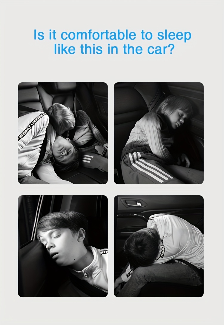 car headrest pillow   extended edition sleeping head and neck support for rear seat   Product details 1
