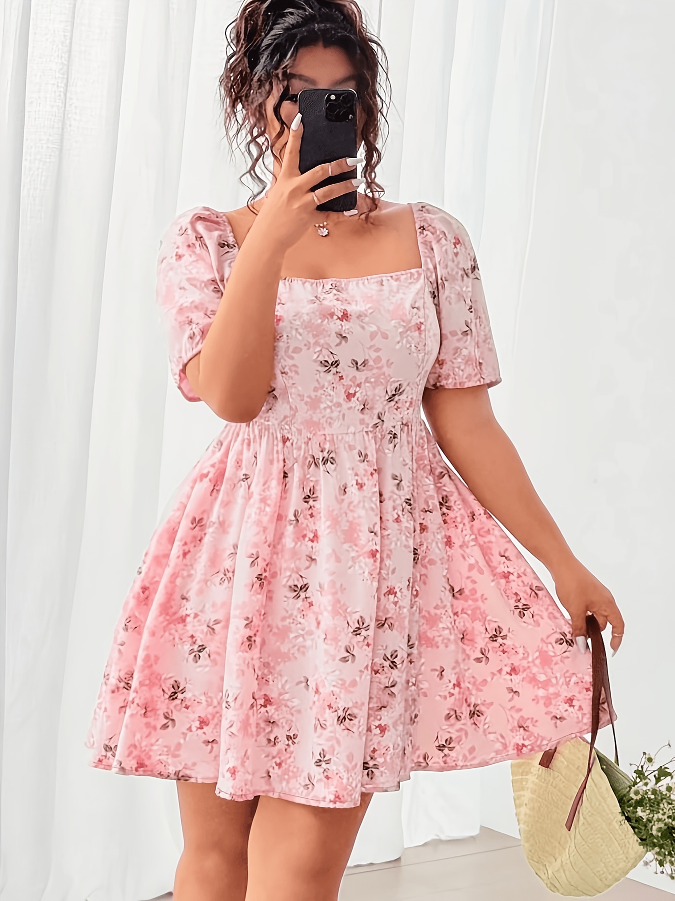 long sleeve red dress for women Long Pleated Plus-Size Formal Dress with Long Sleeves Rose Gold / 18