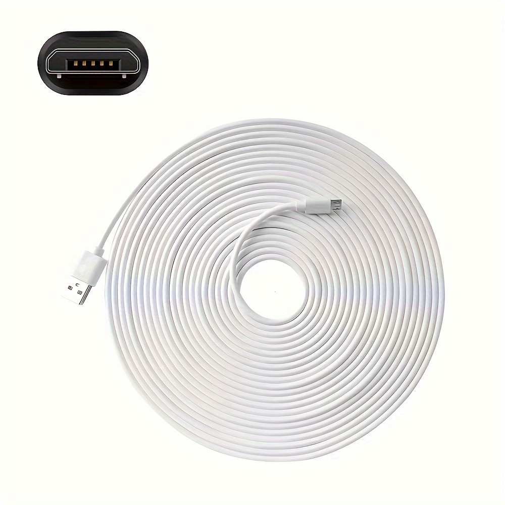 

Premium Super Long Micro Usb Charging Cable High Speed Usb 2.0 A Male To Micro B For Samsung, Htc, , , Lg, , And More