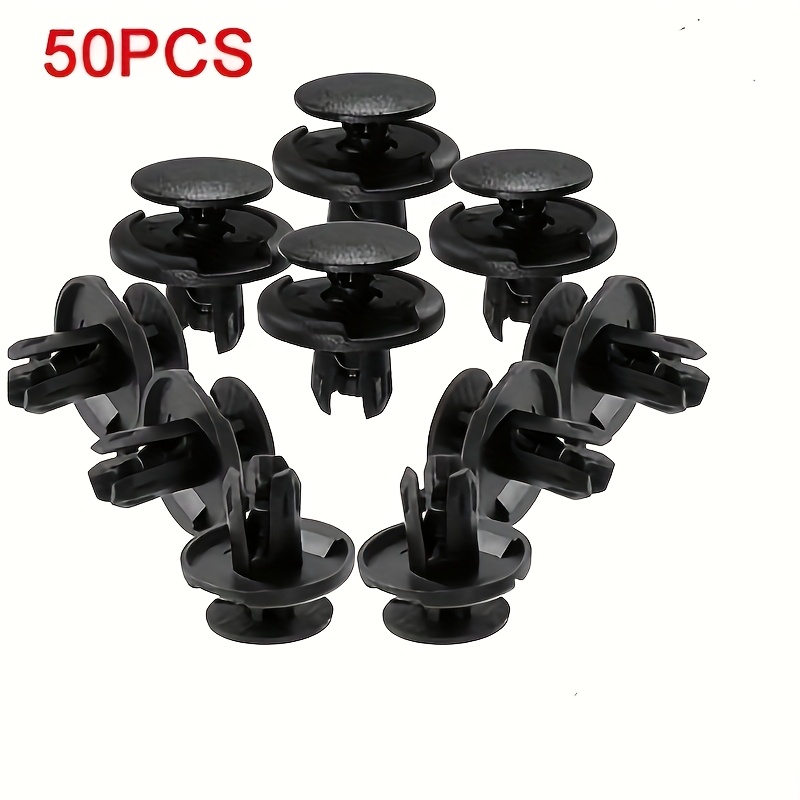 TEMU 50pcs Pp Car Fender Rivet Clips Fasteners For 7mm Holes, For Grand /sx4/swift//, Oem 09409-07332 & 90467-07164, Plastic Bumper Retainer Rivets
