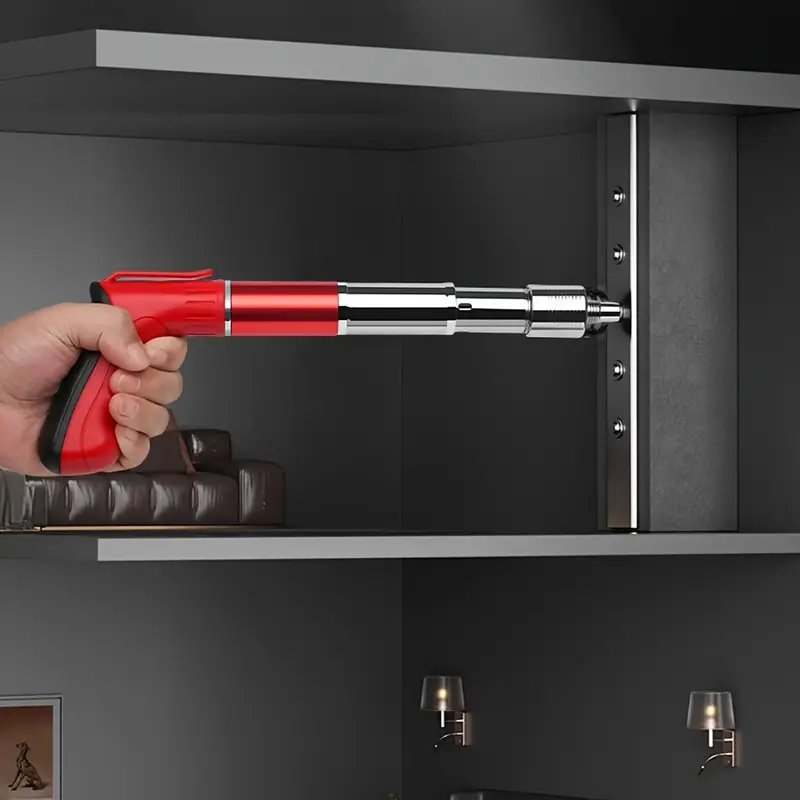 Pistola Sparachiodi Manuale In Acciaio - 5 Velocità Regolabili Per Cemento E Muri - Foto 4