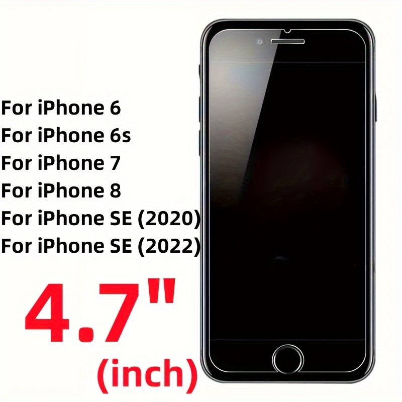 3- Tempered Glass Screen Protectors - , Bubble-free, And -resistant - Compatible With For Iphone 7/8/6/6s/se2/se3/se 2020/se 2022 4.7 Inch Phone Protective Glass (not Full Cover)