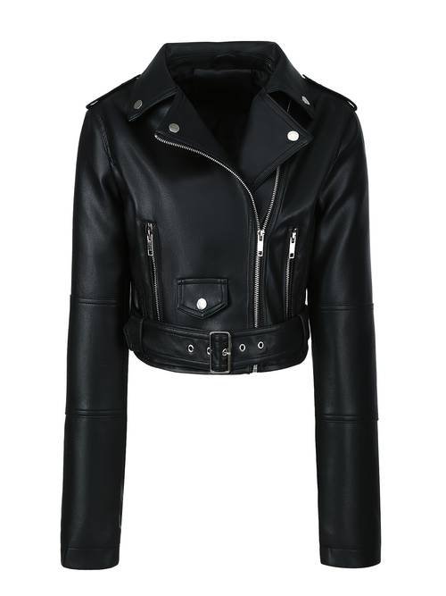motociclista cor , casaco de lapela com para a /outono, roupa exterior casual de comprida, casaco feminino, casaco feminino