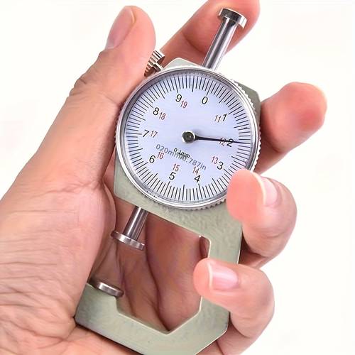 1pc dial thickness gauge for measuring leather and paper thickness