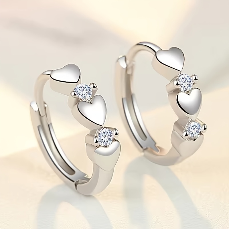 TEMU Pendientes hipoalergénicos de acero inoxidable 316, antideslustre. Adecuados para banquetes, uso diario, vacaciones, regalos de San Valentín y