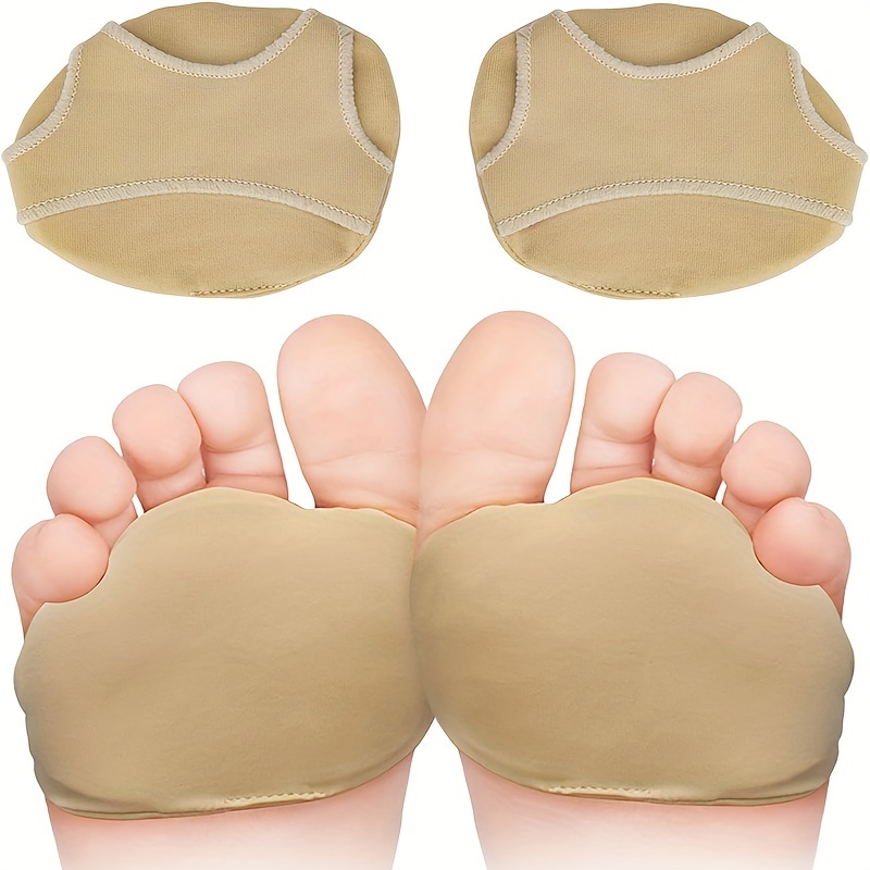 TEMU 2pcs Metatarsal Pads For , Silicone Forefoot Pad For Anti-friction And Anti-slip Insole