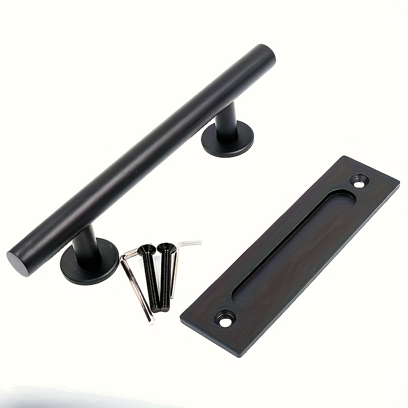 E-shop 1 12-Zoll Doppelseitiger Schiebetürgriff für Garagen, Schiebetürgriff für Schränke, Holztürgriff, Innentür Möbelgriff Hardware Doppelseitiger