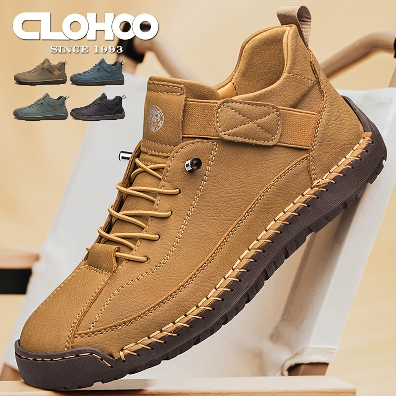 Eddie Bauer Mens Ankle Chukka Boots Brown Round Toe