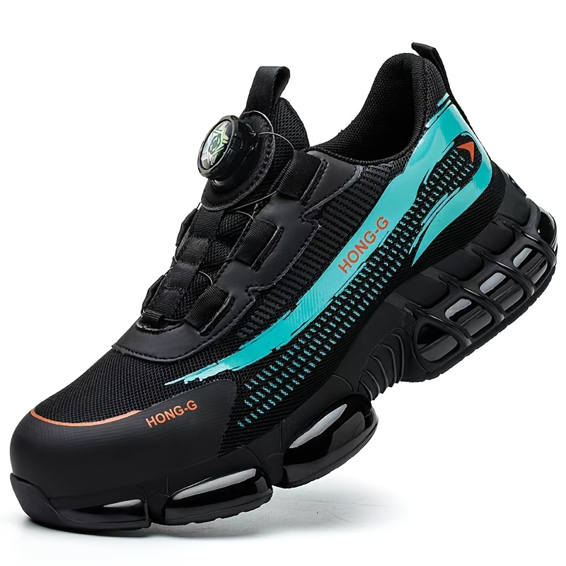 Image of Men's Industrial Safety Boots - Wear-resistant, Anti-smash, And Anti-puncture Construction Shoes