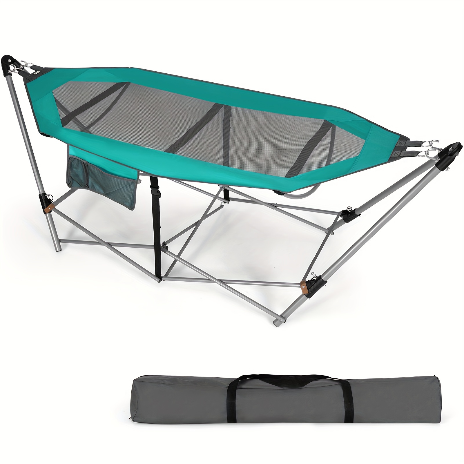 

Lifezeal Folding Indoor & Outdoor With & Iron Stand Turquoise