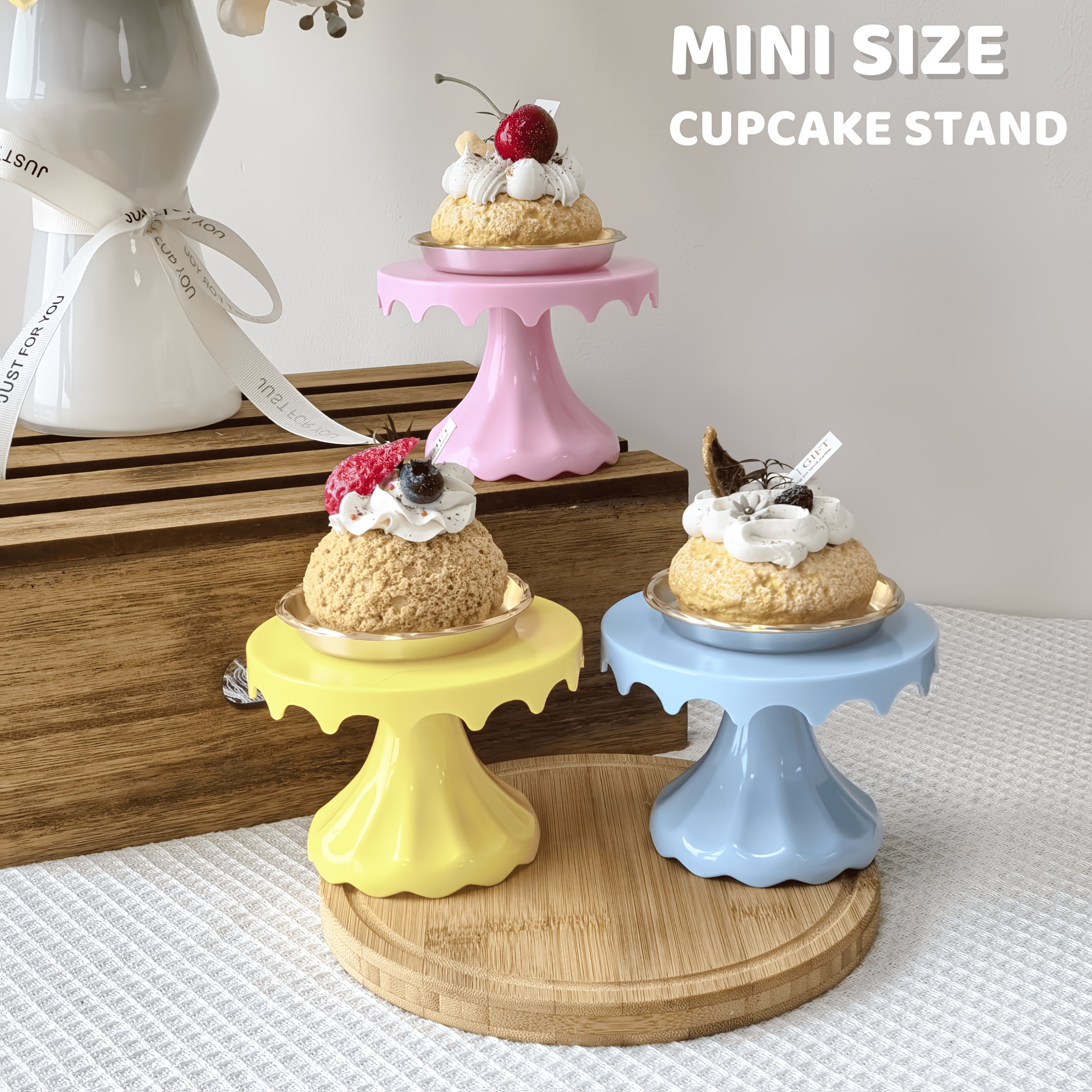 3pcs mini cupcake stands set small cake display stand - Temu South