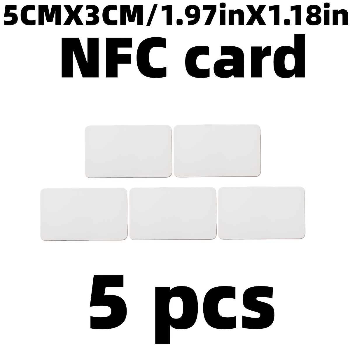TEMU Blank Label Plate, Nfc215 Card, Nfc Pvc Card, Mini Nfc Label, Nxp 215 Label Blank Label Plate