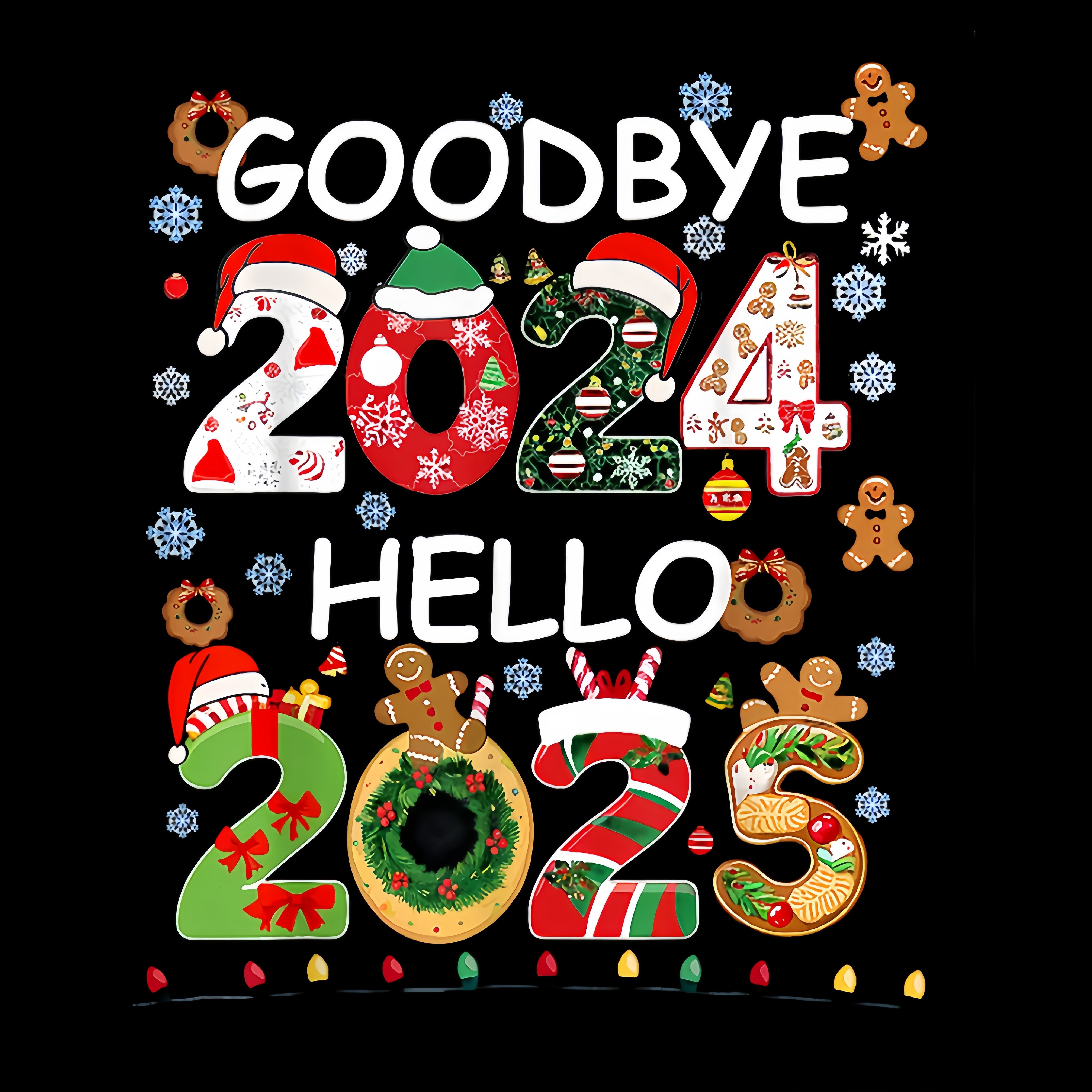 

1pc 2024 , 2025 Christmas Themed Print Patch Heat Transfer Sticker For Diy T-shirts, Sweatshirts, Jeans, Hoodies, Backpacks, Jackets, Handbags, Pillows