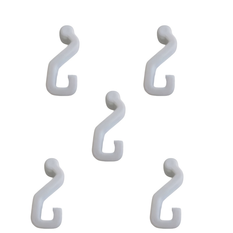 5pcs Rv Special Pressure Strip Track Hooks, Multifunctional Heavy-duty Hanging Hooks, Without Drilling, Essential Storage Accessories For Rv Camping, Suitable For Hanging All Kinds Of Daily Supplies