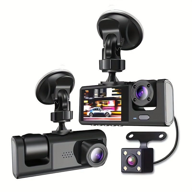 Dashcam / Double Caméra Embarquée Avant Arrière pour Voiture avec Ecran  Tactile