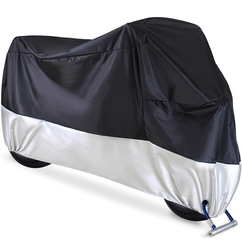 

Waterproof Motorcycle Cover - Uv & Dust Protection, 190t Fabric For Bikes And Scooters