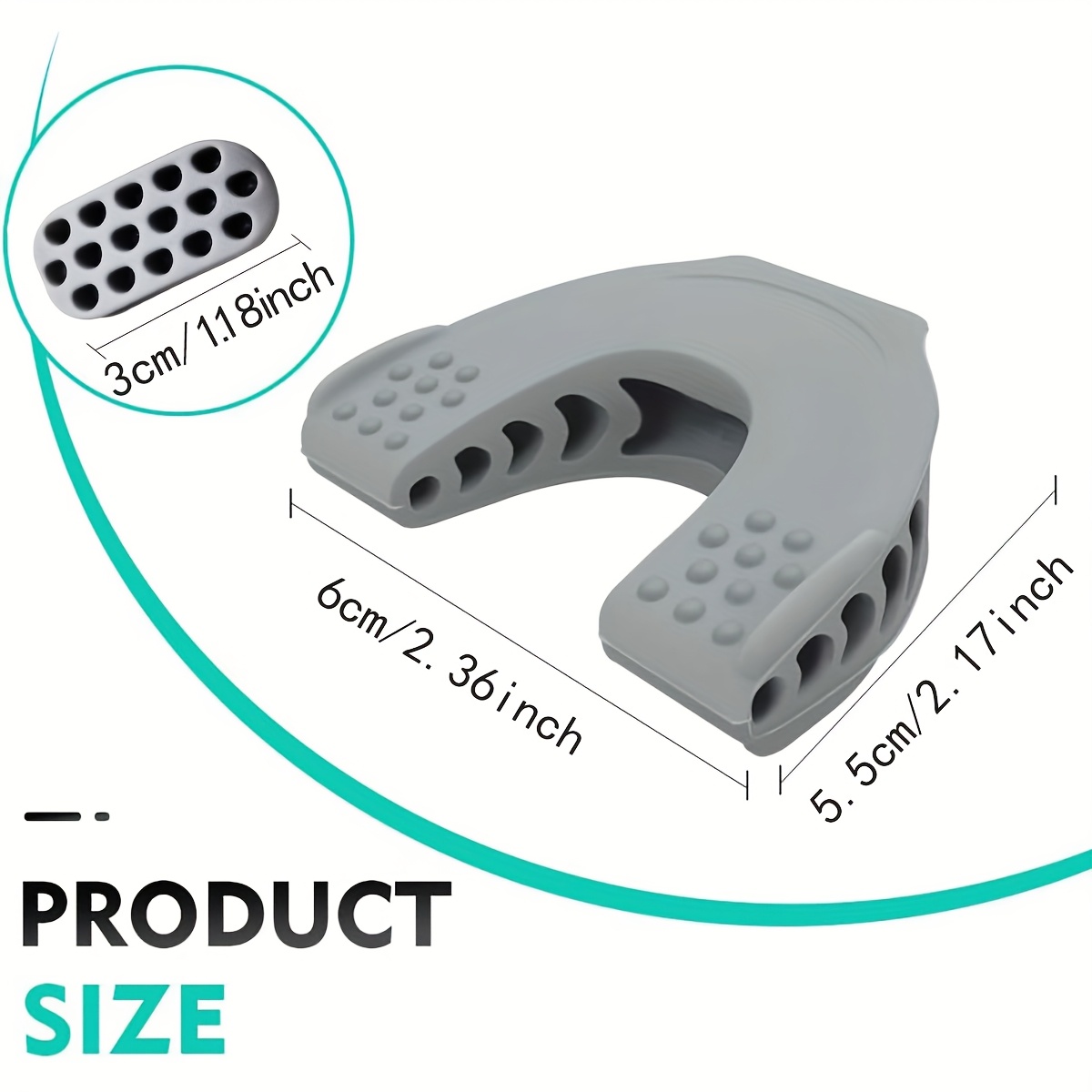 1 Set Chin Trainer, with -C-Type And Square Masseter - Exerciser, Unisex, Activating And Firming Facial Muscles, Chin Movement And Facial Exerciser
