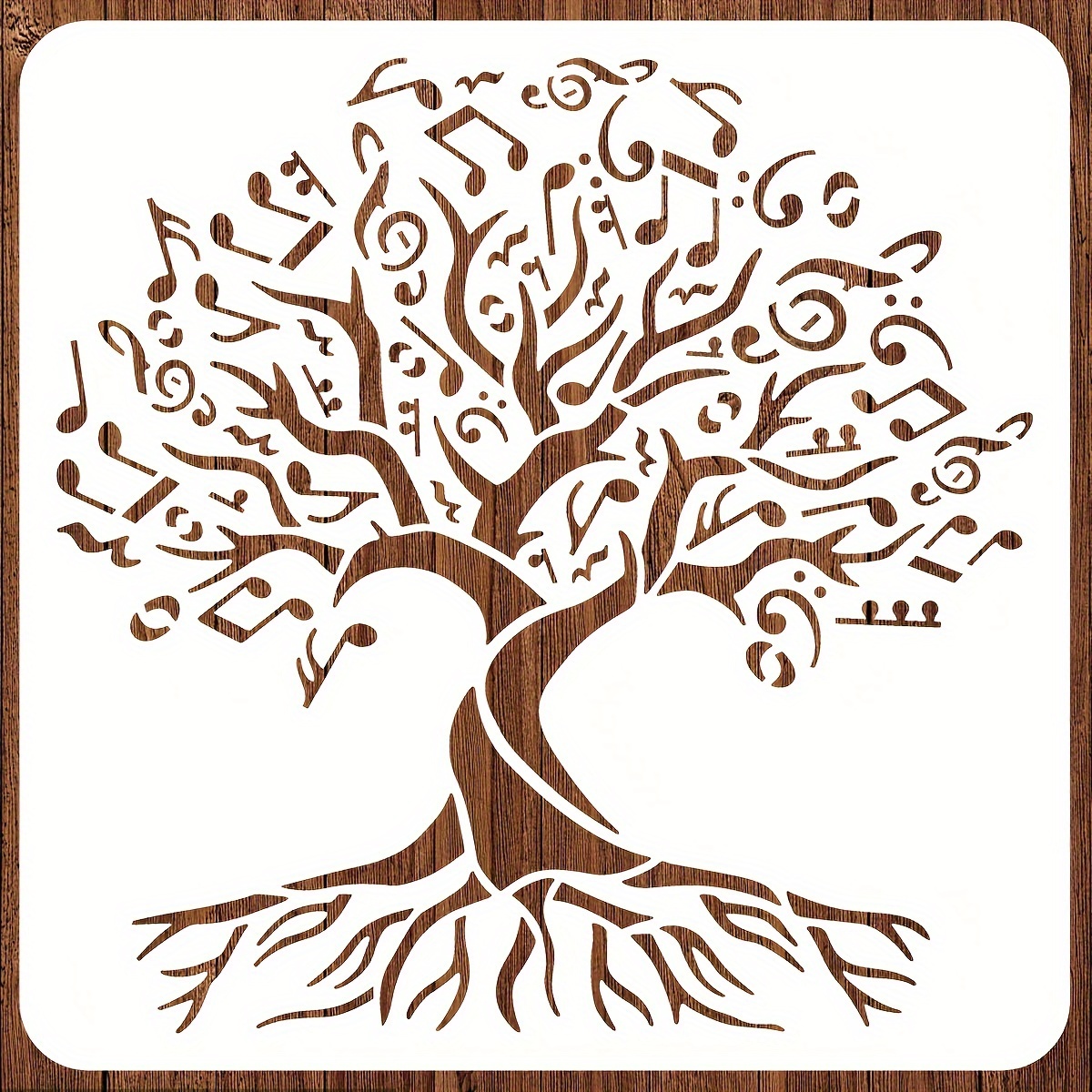 Tree Life Stencil Reusable Tree Pose Stencil Yoga Pose - Temu United Arab  Emirates