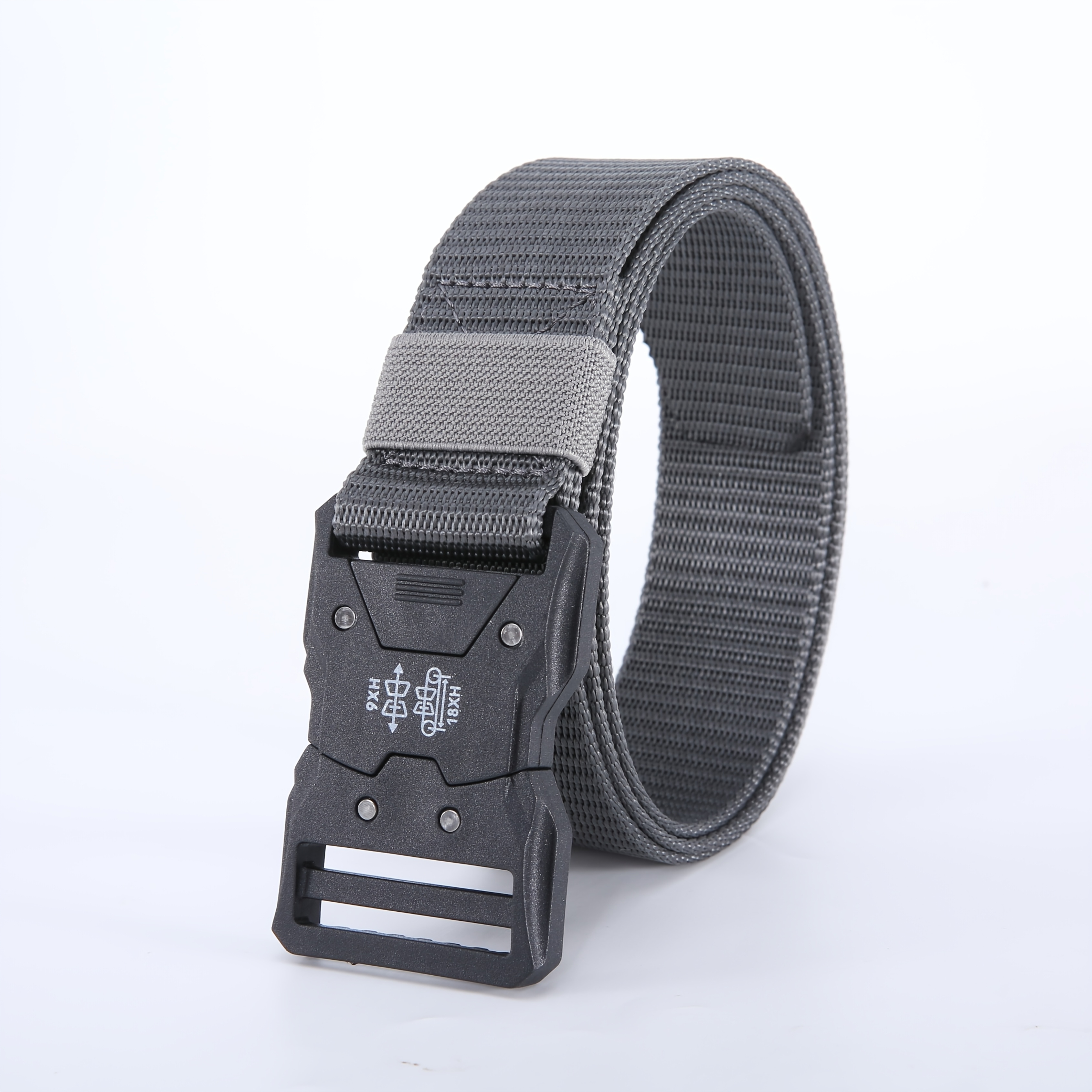Men's Tactical Canvas Belt with Quick Release Buckle