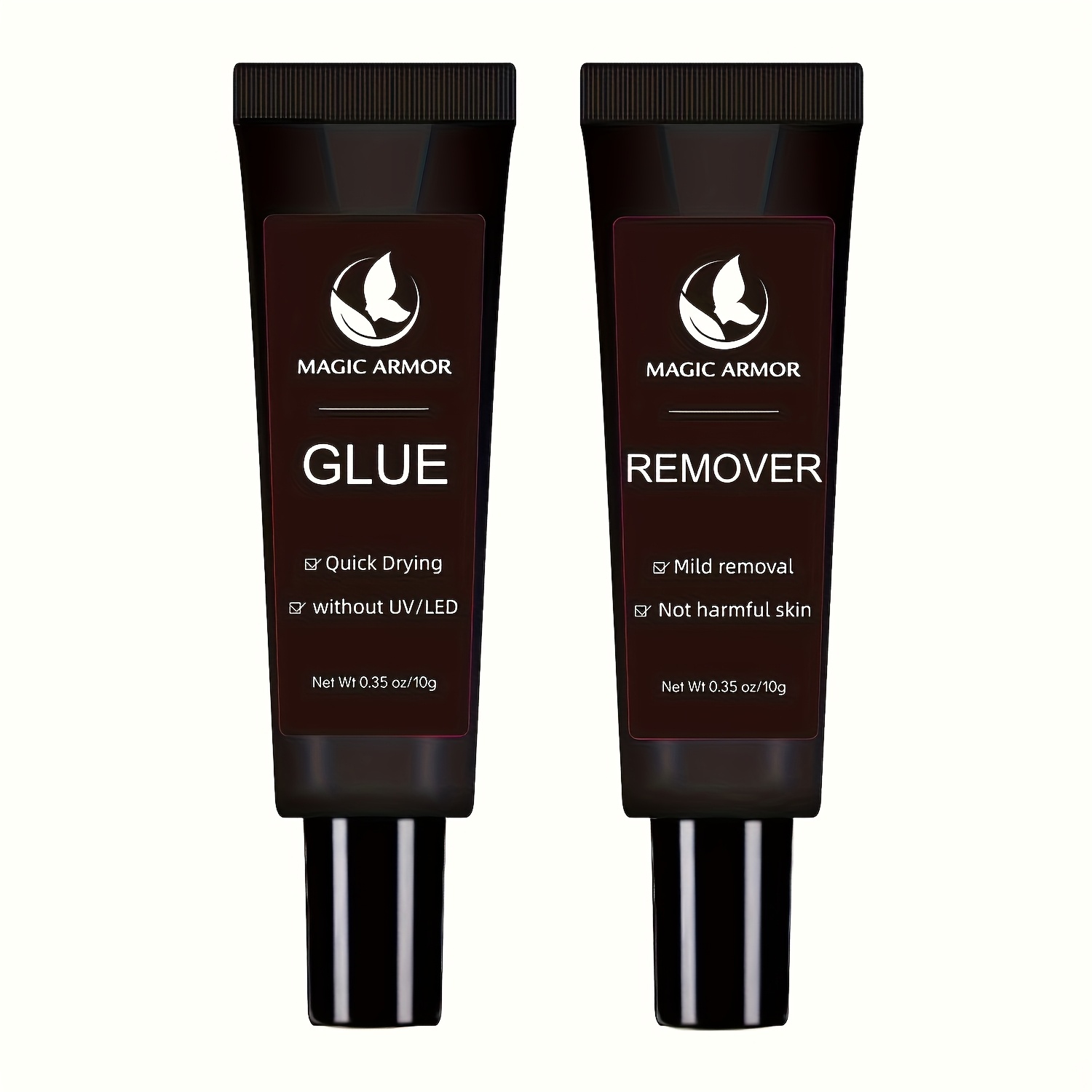 TEMU Super Strong Nail Glue 10g With Glue Remover Kit, Suitable For Acrylic Nail Pressing, 10g Glue Can Remove False Nails, Strong Glue Remover, Nail Polish Nail Polish