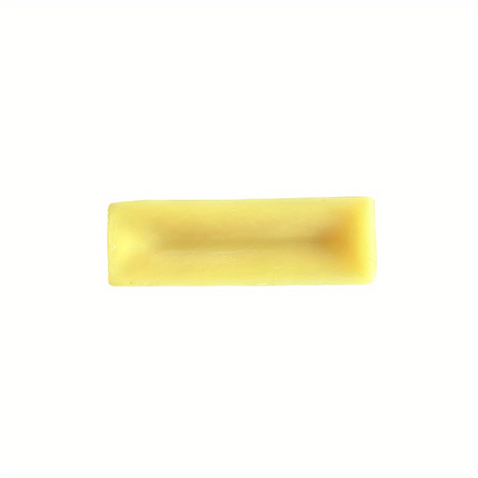 1pc Beeswax Block Beeswax For Candle Making, Beeswax Used For Candle, Aromatherapy, Candlestick Making, Size Approximately 80mm~25mm