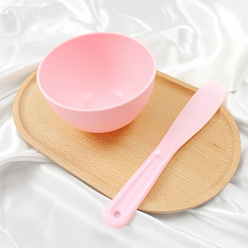 

Silicone Face Mask Set With Spatula - Oval, Fragrance-free, Types, Abs Plastic Handle, Beauty Tools, Soft Bowl