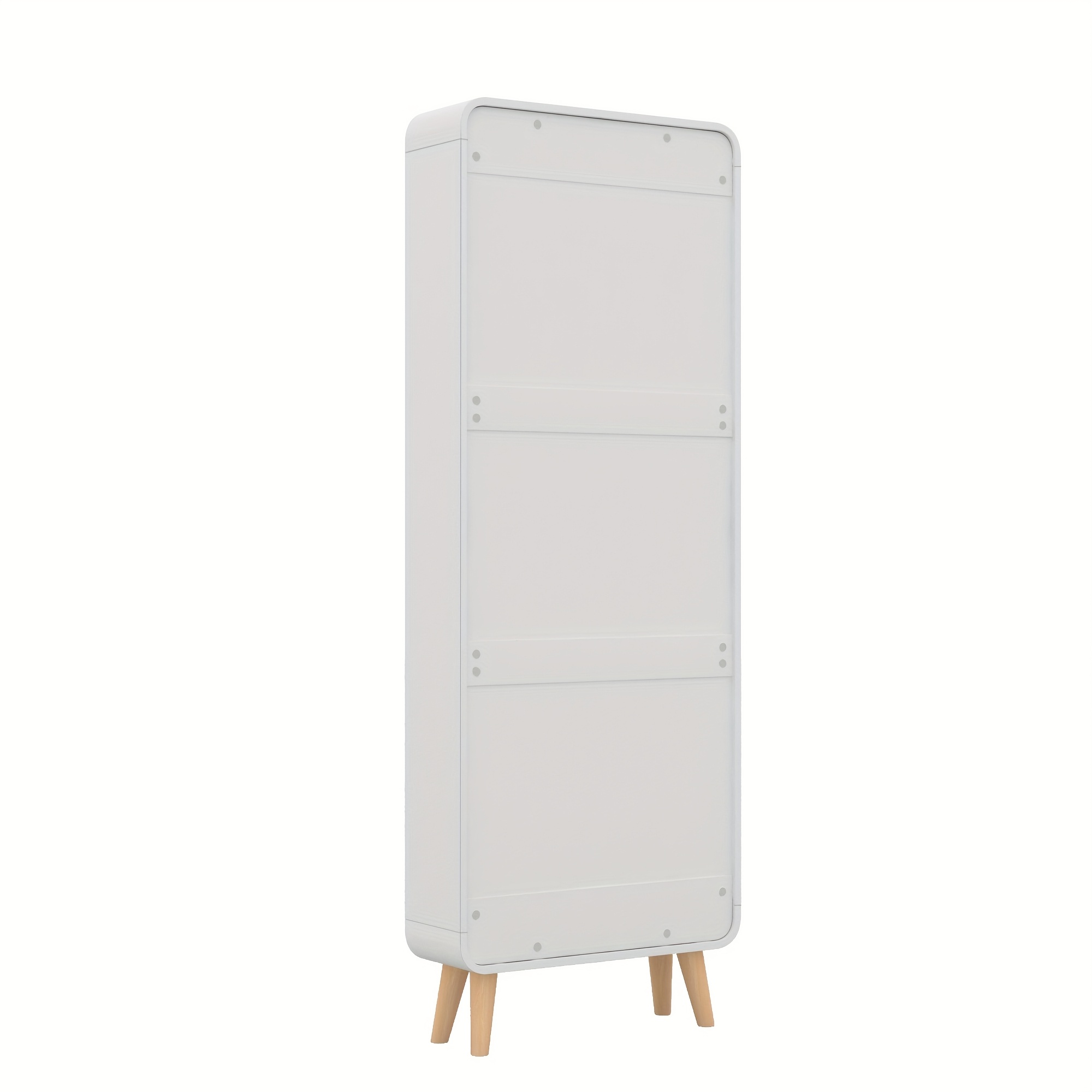 your entryway 4 drawer mirrored shoe cabinet space saving narrow organizer with flip lids wood legs hidden storage for up to 16 pairs of shoes modern   Product details 5