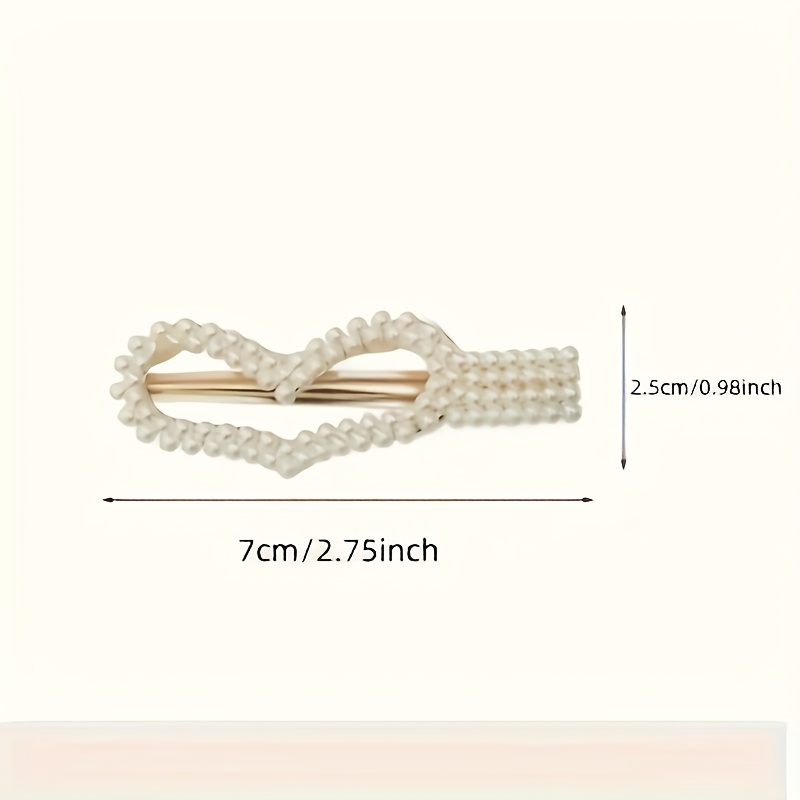 5pcs 48 random styles side parted korean hairpins hairpins bangs clips back of   straight clips cute multi style hairpins elegant bow hairpin sets suitable for womens daily use halloween daily gifts Product details 2