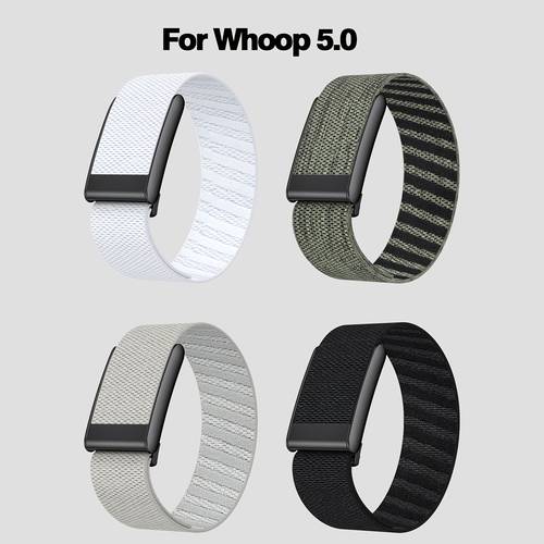 1pc stretchy nylon band compatible with 5 0 breathable protector sports wristband for 4 0 band for men women black u shapped cand adjustable onnector