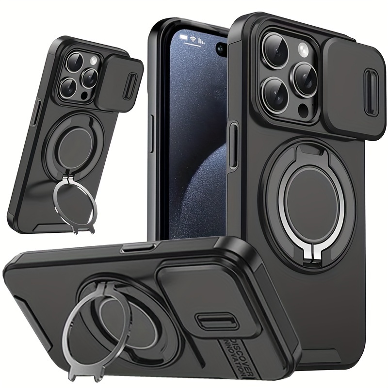 

Shockproof Heavy Hard Case With Stand For 16 Pro Max 15 Pro Max 14 Pro Max