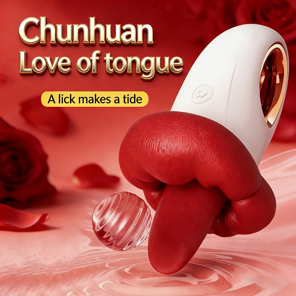 sex toy that eats you out Rechargeable Tongue Massager – Multi-Speed & Soft Silicone