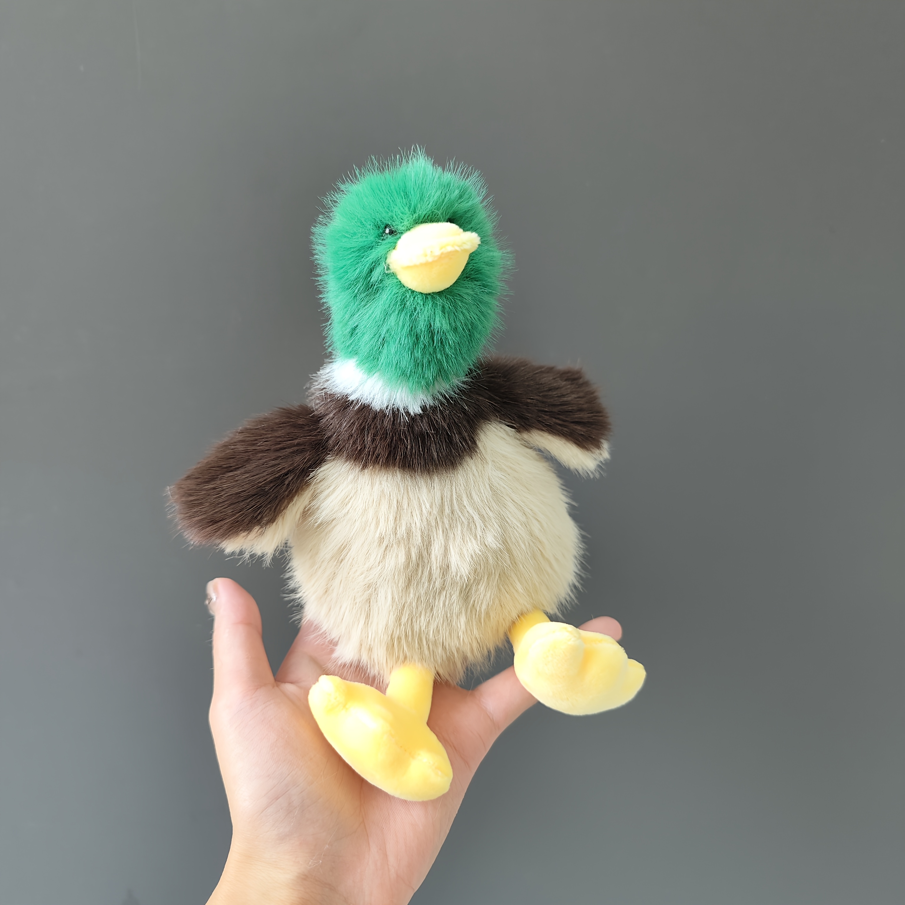 TEMU 1pc Simulated Duck Plush Doll Cute Mallard Plush Toy Soft Anas Platyrhynchos Plush Comfortable Duck Stuffed Animals Plushies Perfect Gift For Christmas Halloween Decorate Room