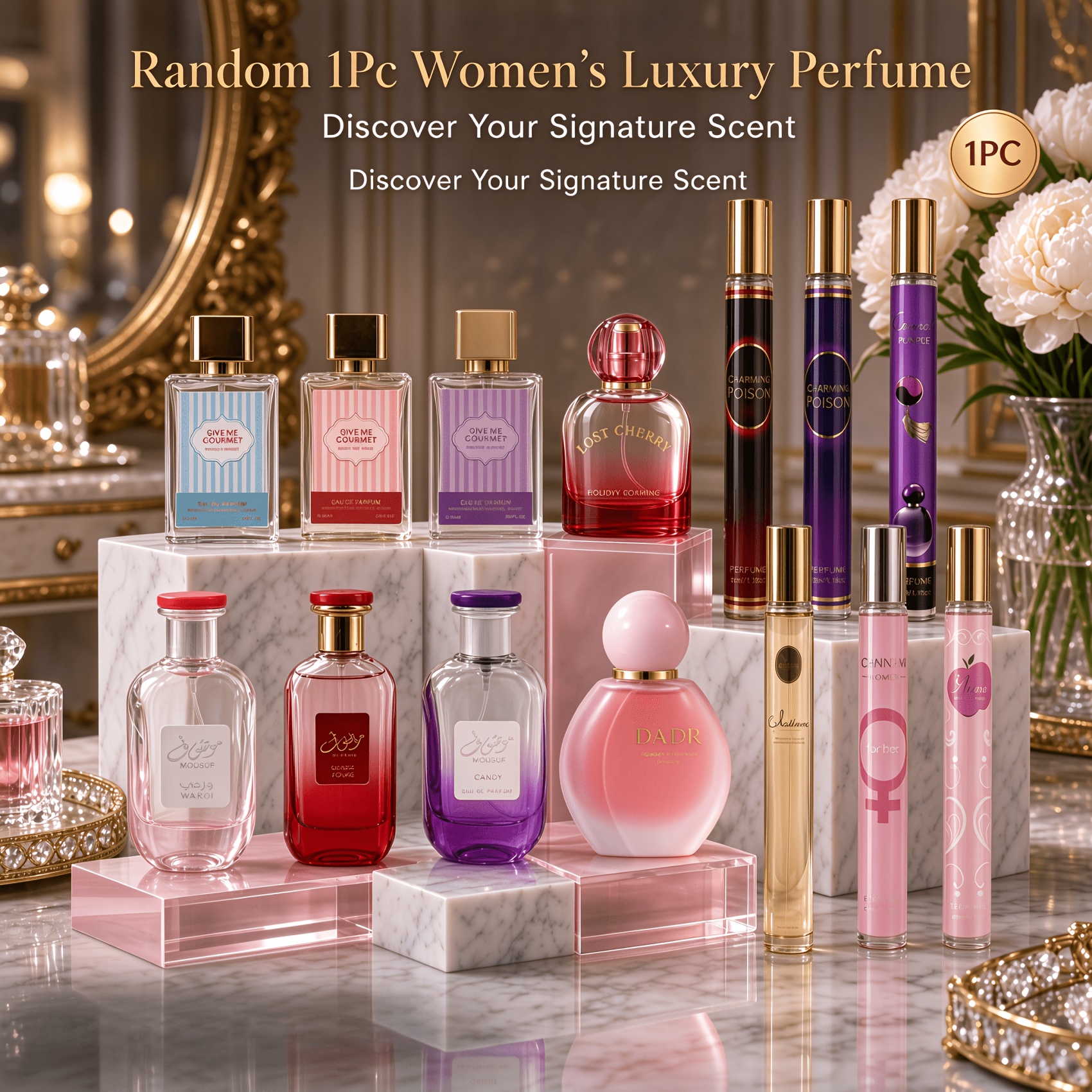 TEMU Random 1pc Women's Perfume Long Lasting Fragrance Spray Scent Travel Size Perfume Gift For Dating Daily Life Perfect Gift For Her