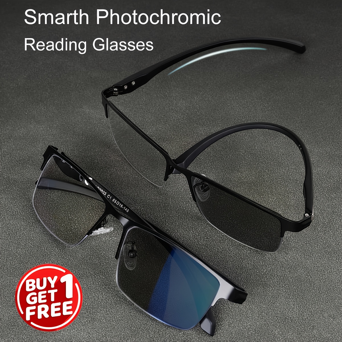 Photochromic Reading Glasses Glasses That Become Sunglasses Loopies Transparent Grey Photochromic Magnetic Reading Glasses