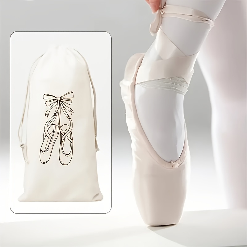 

Nylon Ballet Shoe Bag With Drawstring - Latin Dance Footwear & Accessories Storage