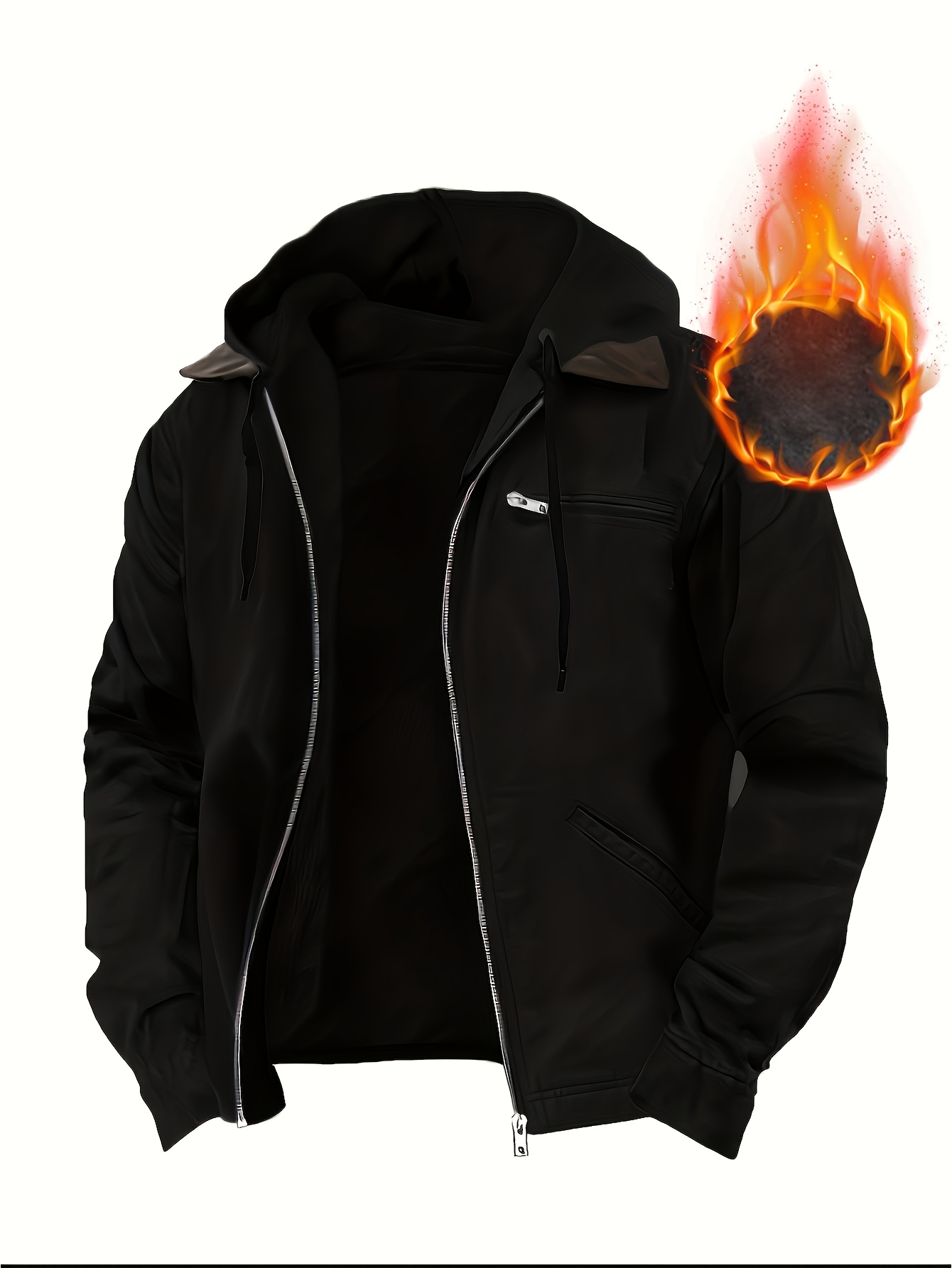 男士复古连帽夹克，面料亲肤舒适，兼具时尚与实用性，适配多场景穿搭需求适配多种内搭与下装，日常通勤、休闲出街皆可驾驭 商品详情 3